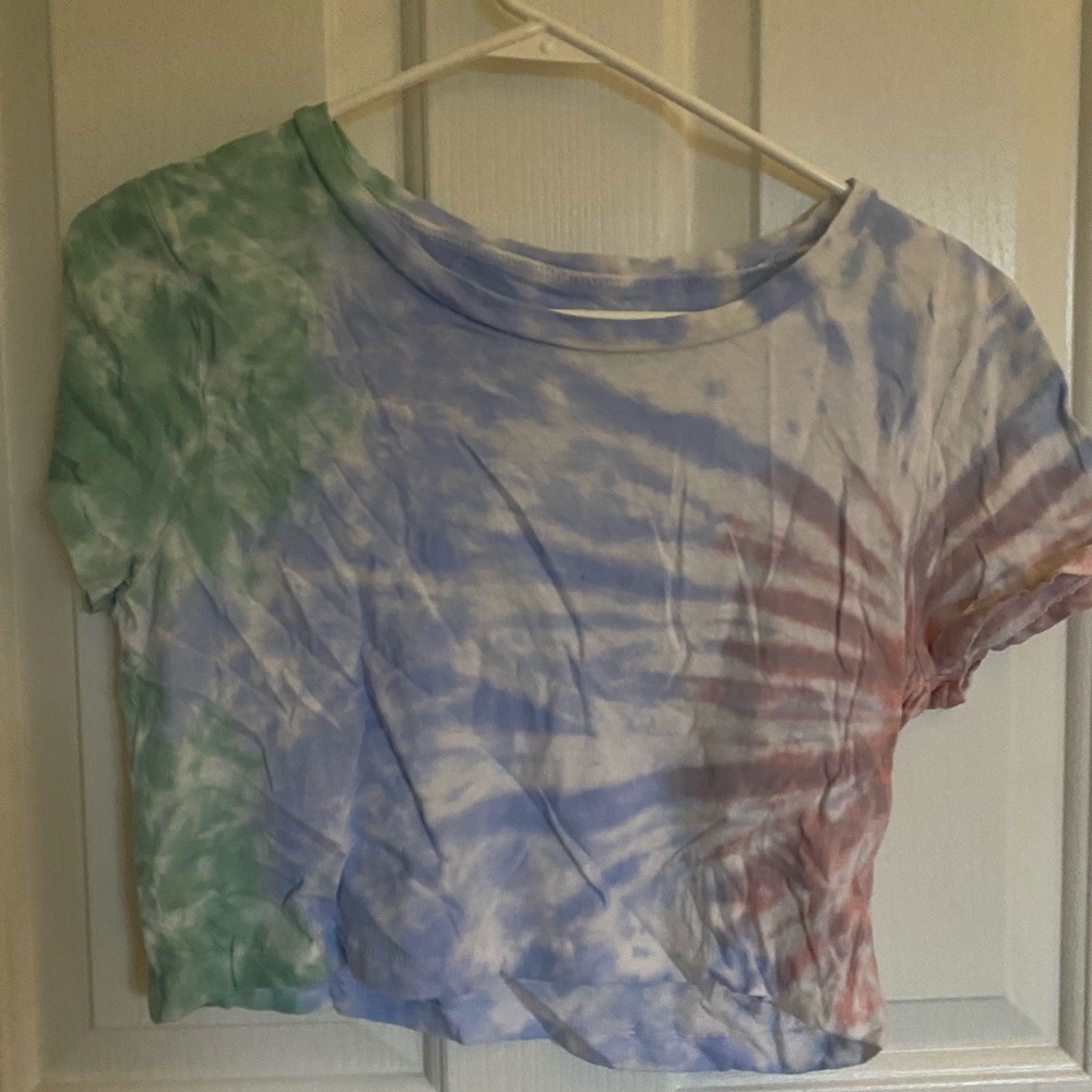 Cropped Tie-Dye Tee